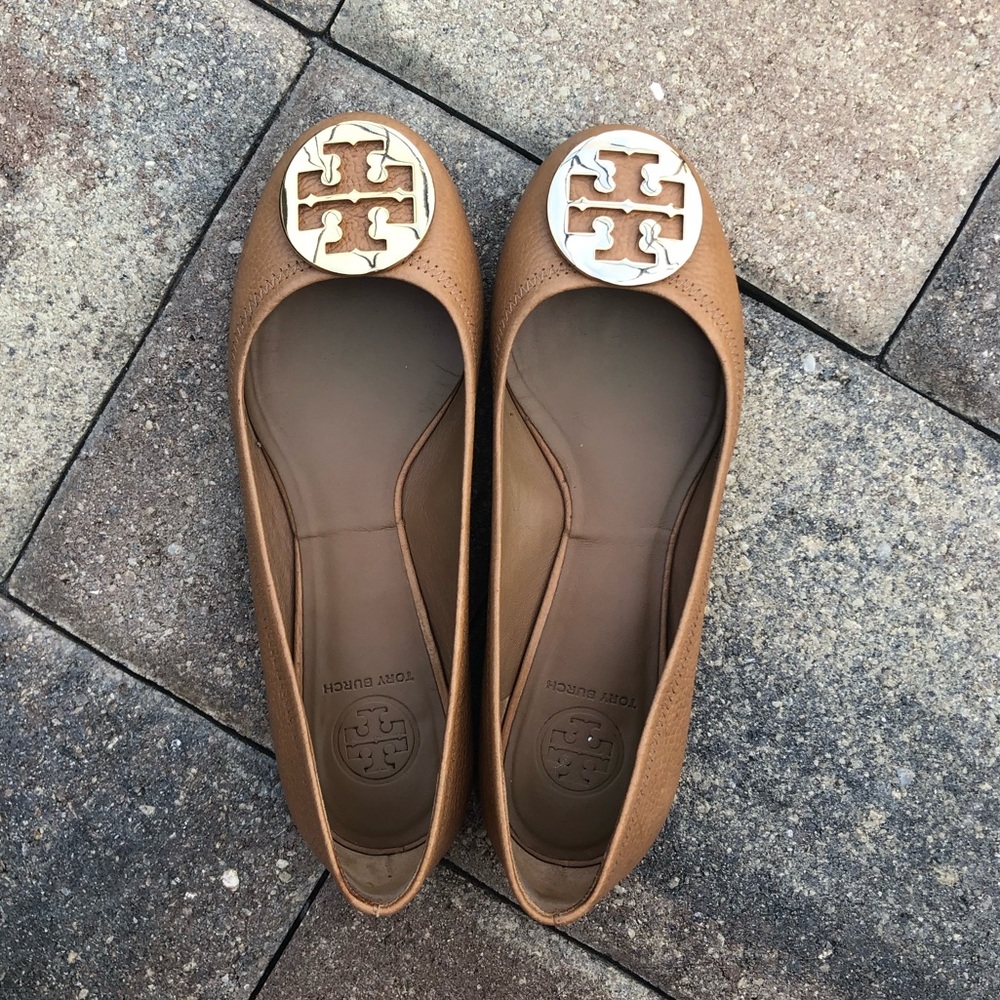 Tory Burch Reva Ballet - Tumbled Leather